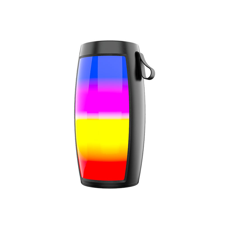 Portable Wireless Bluetooth Speaker with Dynamic RGB LED Lights - Mini Outdoor Subwoofer & Rechargeable Battery for Parties, Travel, and Home