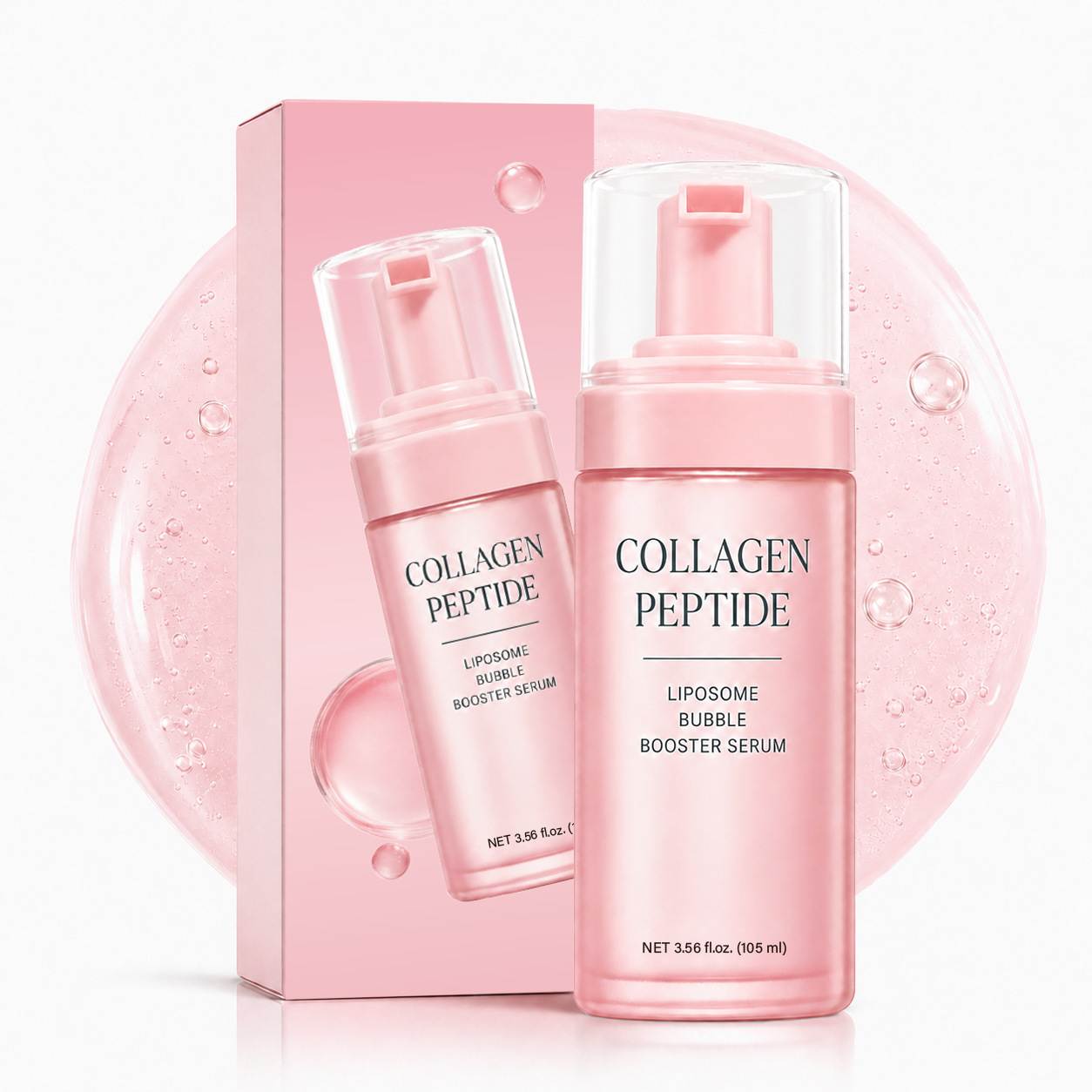 Youth-Boosting Collagen Peptide Liposomal Bubbly Revitalizing Serum – Advanced Anti-Aging & Deep Hydration (105ml)