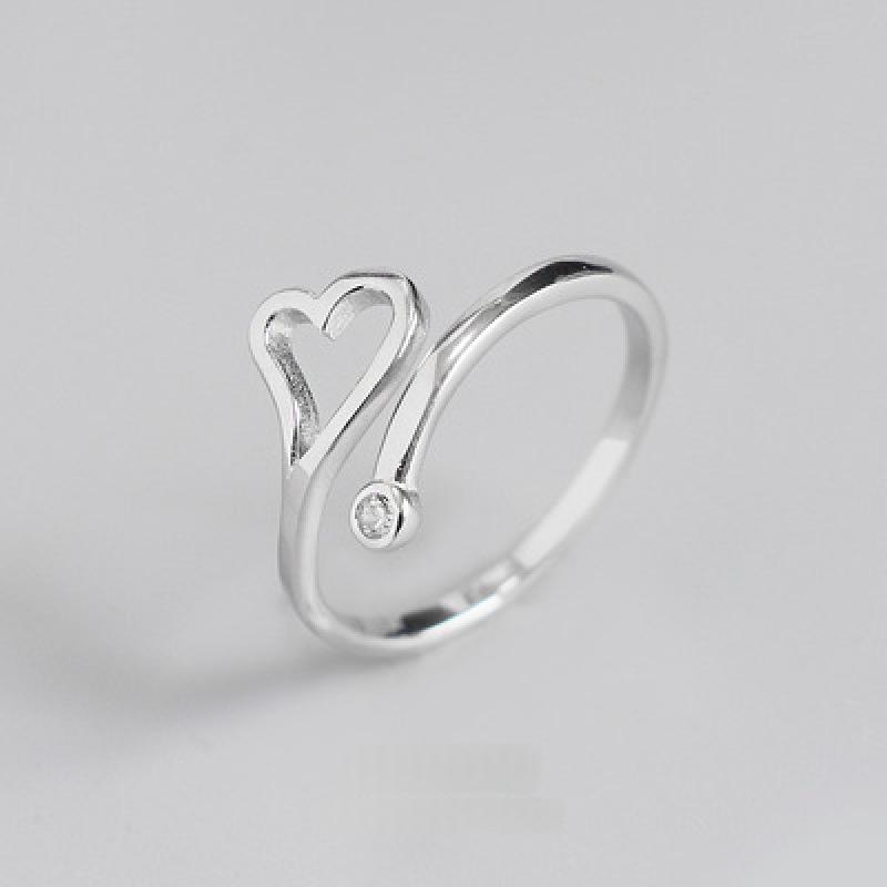 Loving-Heart Open-End Ring For Women