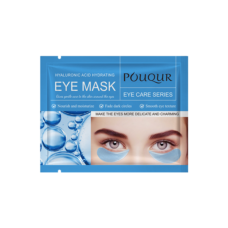 Hydrating Hyaluronic Acid Eye Mask - Depuffing Under-Eye Patches for Dark Circles and Wrinkles
