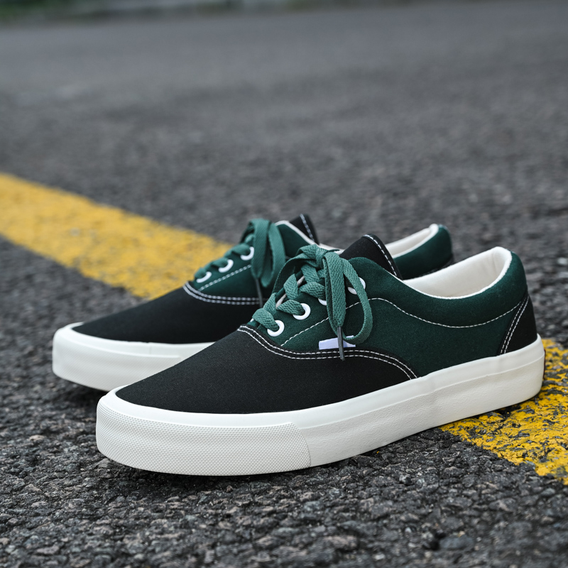 Retro Men's Low-Top Canvas Skate Shoes - Classic Summer Outdoor Sneakers