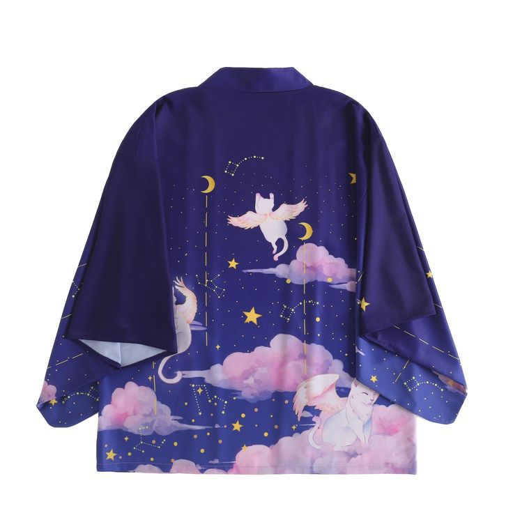 Unisex Ukiyo-e Art Sun Protection Kimono Cardigan – Lightweight, Breathable Summer Jacket