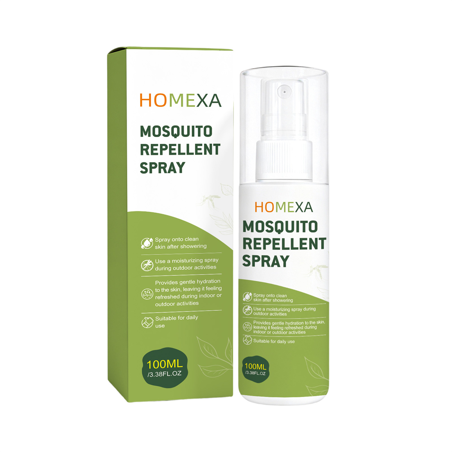 Natural Citronella & Peppermint Mosquito Repellent Spray | DEET-Free Bug Protection