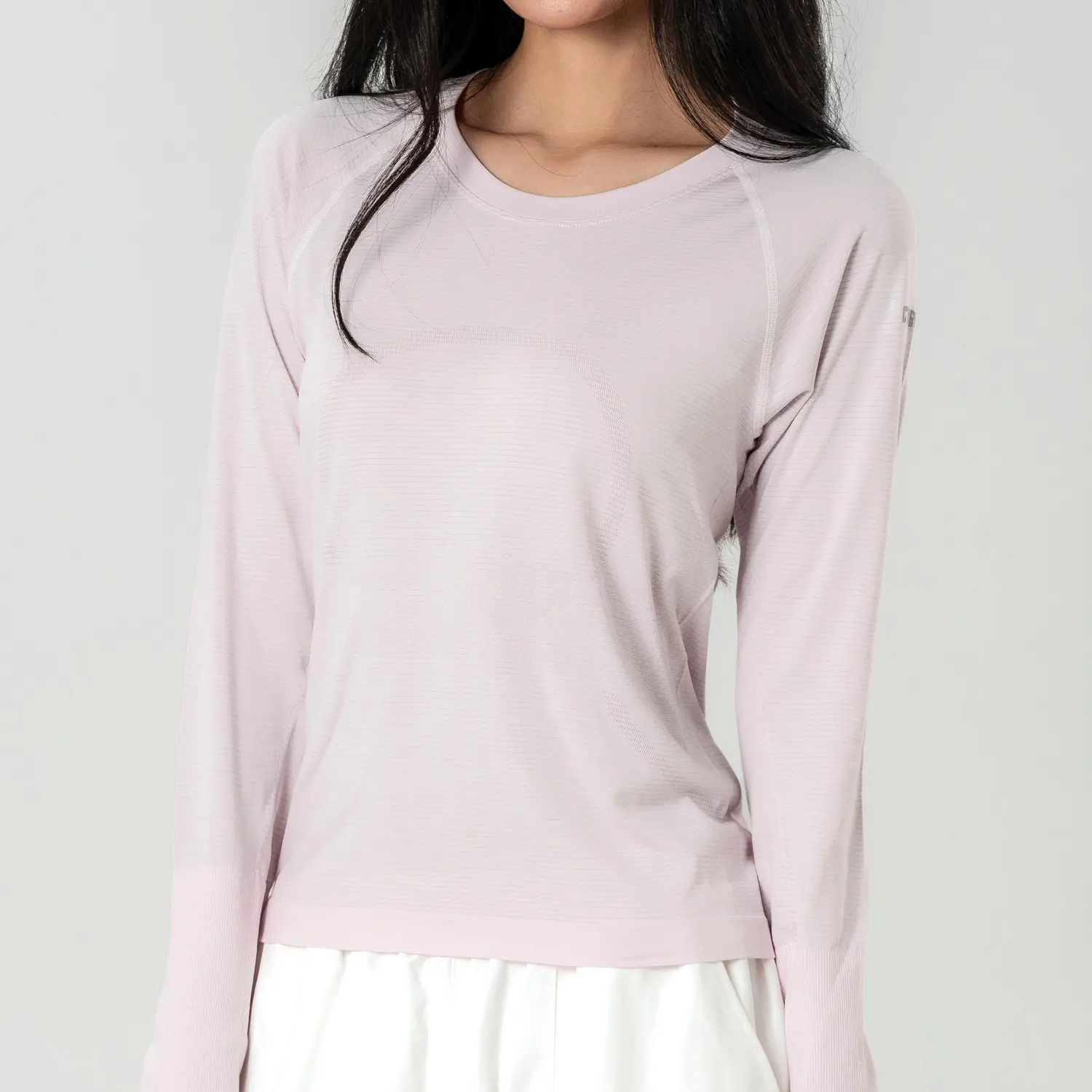 Women's Quick-Dry Long Sleeve Running Top - Breathable Athletic Workout Shirt