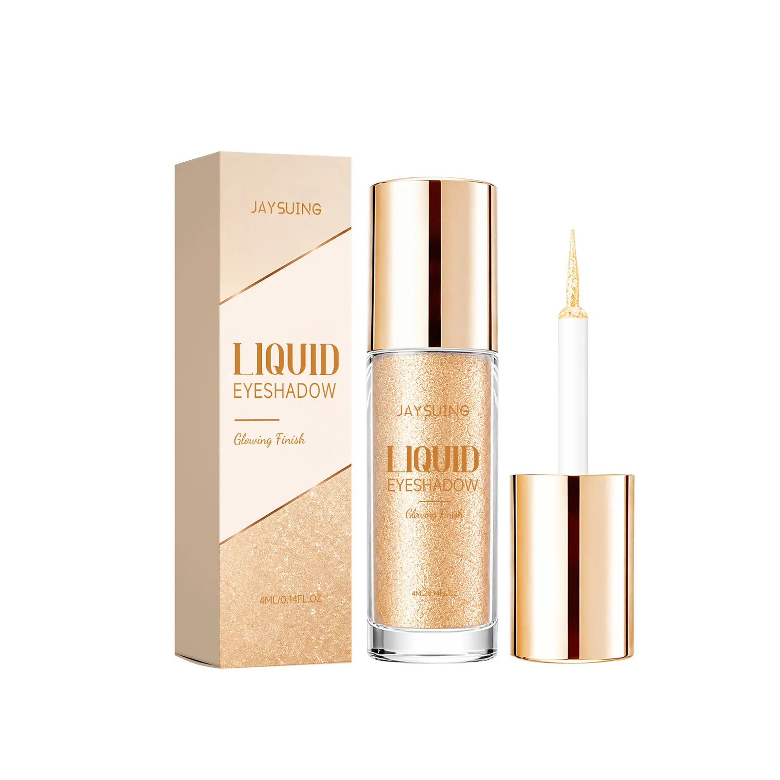 Radiant Champagne Gold Liquid Shimmer Eyeshadow – Long-Lasting Metallic Glow