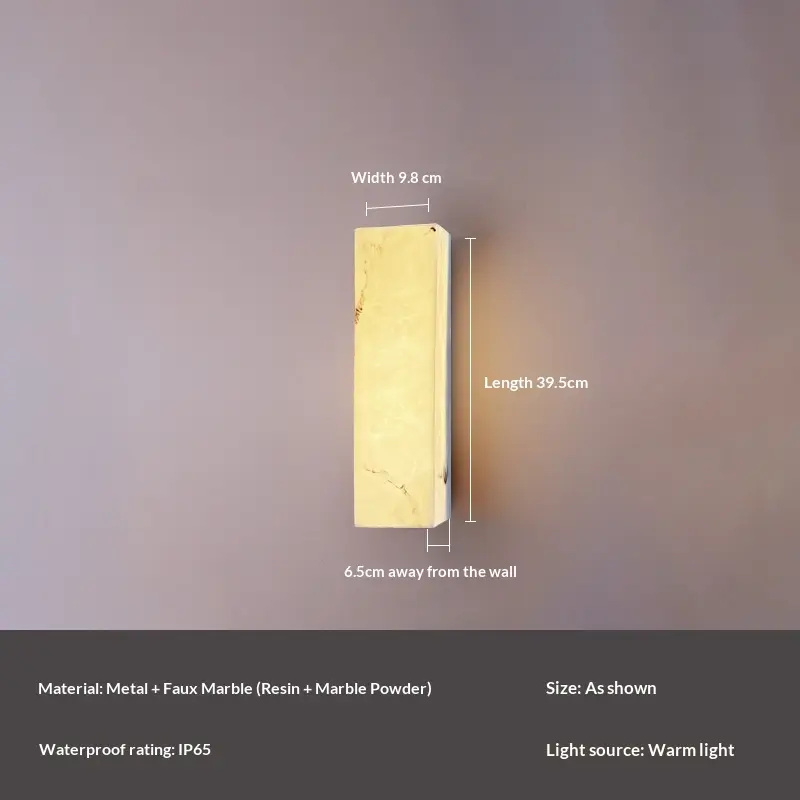 Modern Minimalist LED Strip Wall Lamp – Warm Light Sconce for Hallway, Corridor, and Living Room