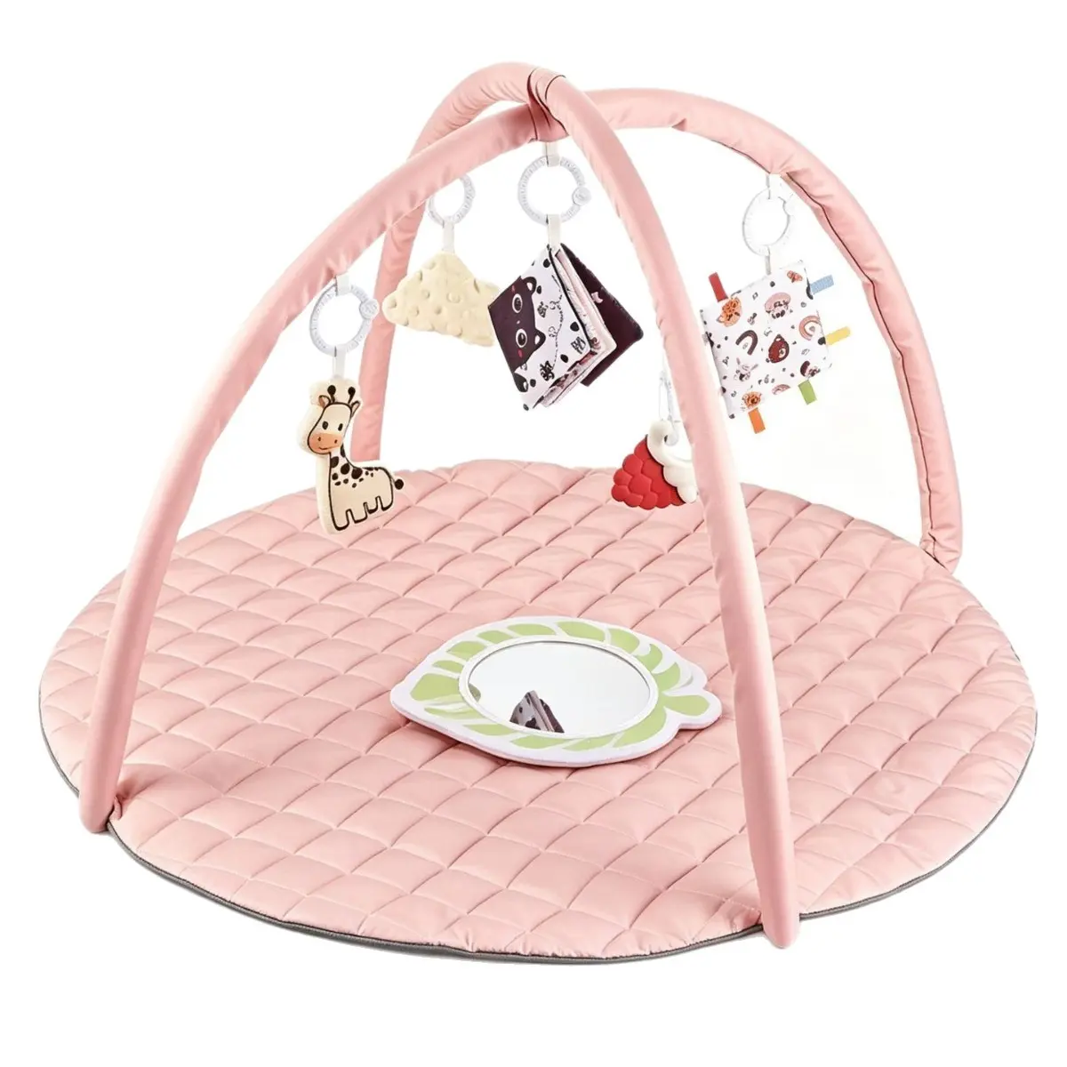 3-in-1 Baby Activity Gym & Circular Playpen – Educational Sensory Crawling Mat for Newborns & Toddlers (0-3 Years)