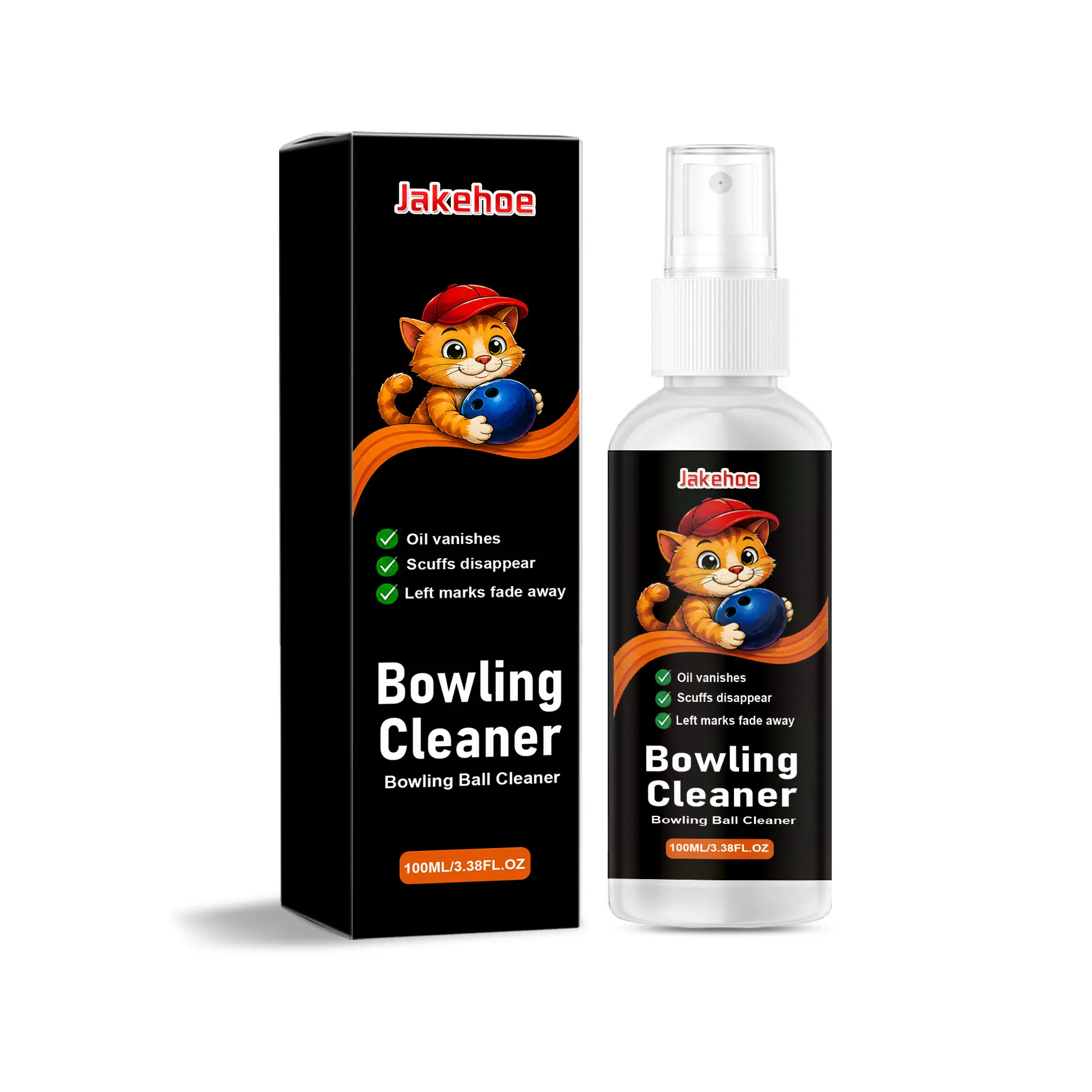 JAKEHOE Premium Bowling Ball Cleaner – Deep Stain & Dust Remover for Peak Surface Performance