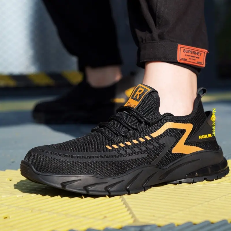 Ultimate Steel Toe Safety Shoes - Breathable, Anti-Smash & Puncture-Resistant Work Sneakers