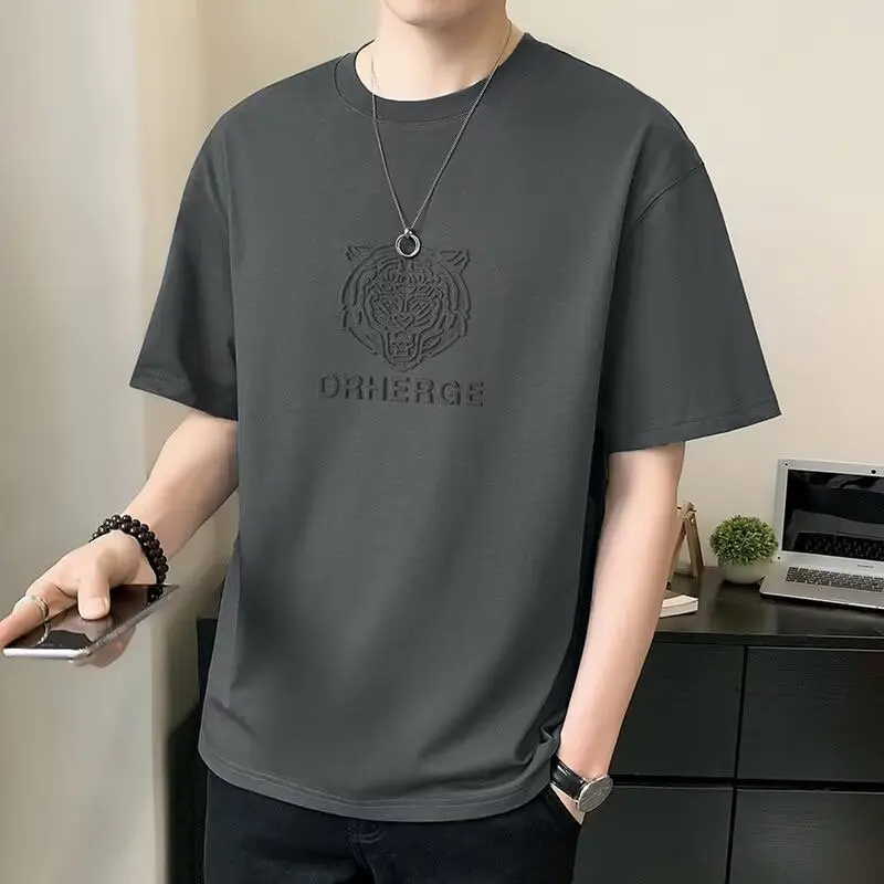 Men's Relaxed-Fit Half-Sleeve T-Shirt - Casual Lightweight Summer Top (M-5XL)