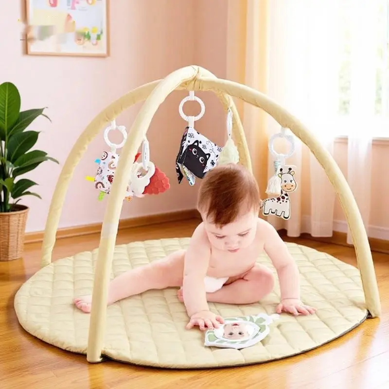 Multi-Functional Baby Gym & Crawling Activity Mat - Washable Sensory Playpen for Infants (0-3 Years)