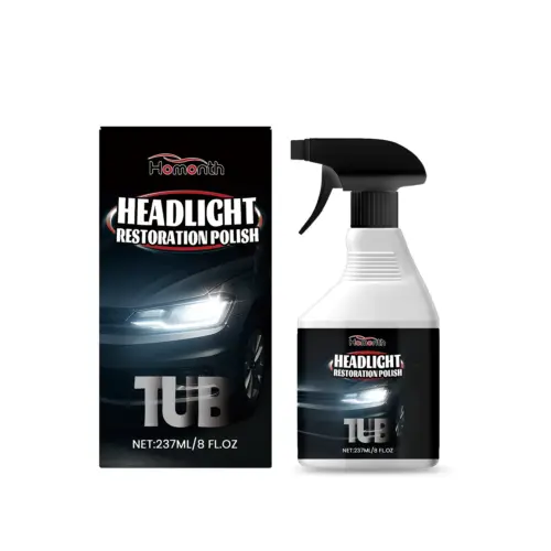 Advanced Car Headlight Restoration Spray – Clear Lens Polish & Oxidation Cleaner