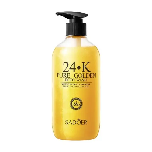 24K Gold Nourishing Body Wash (500ml) – Deep Cleansing & Moisturizing Luxury Shower Gel