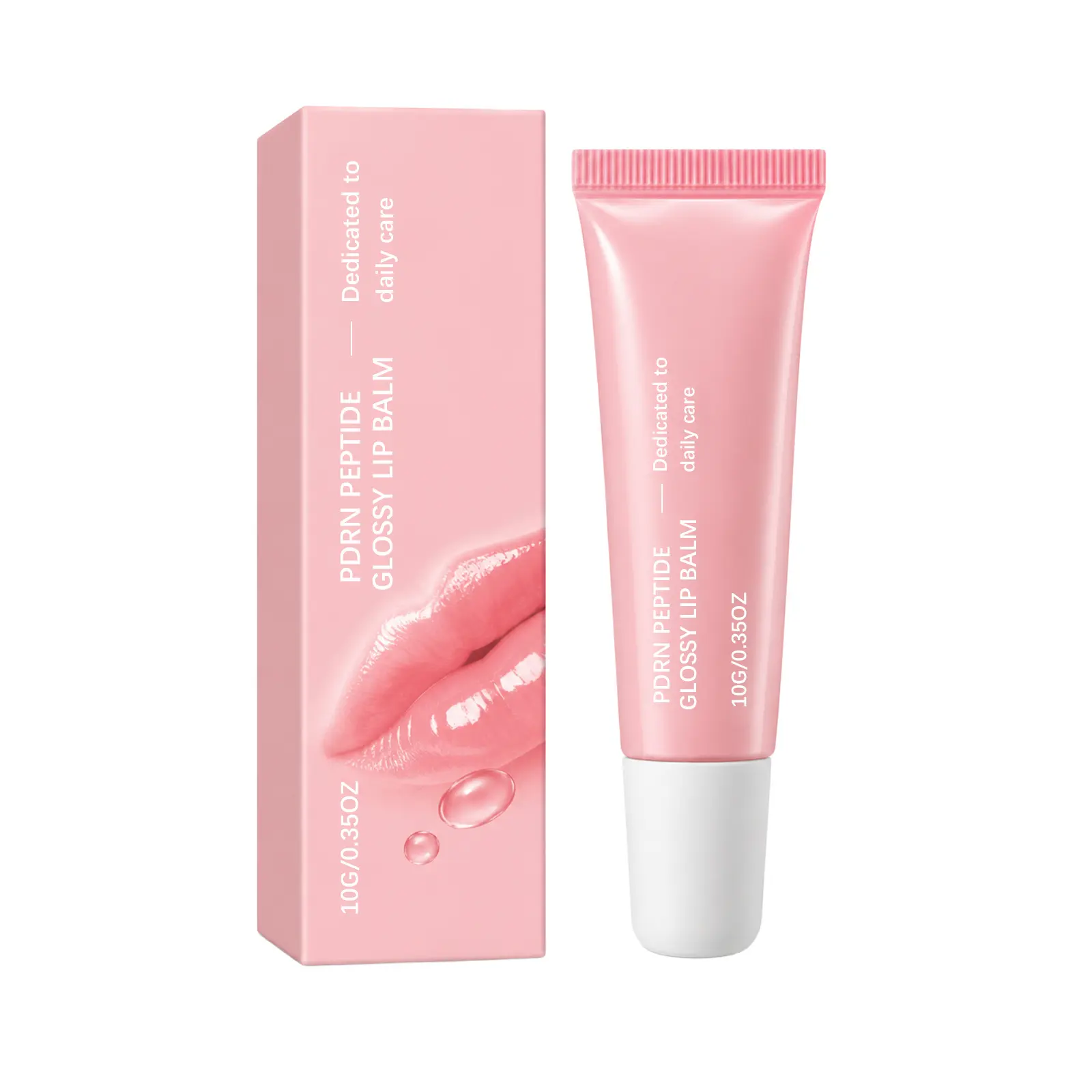 Hydrating Glossy Lip Balm with Jojoba Oil & Vitamin E – Nourishing & Plumping Lip Care