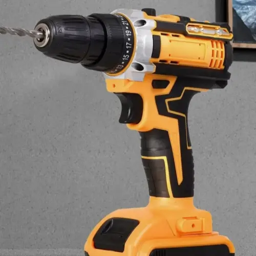 Cordless Impact Drill Set - 21V Multi-Function Rechargeable Power Drill Driver for Home DIY & Renovation