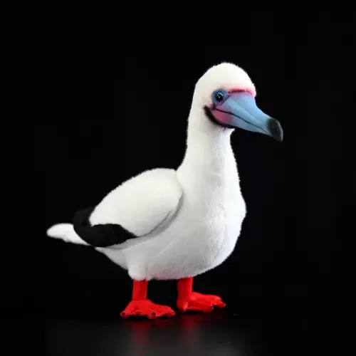 Realistic Tern Bird Plush Toy Doll – Soft Coastal Seabird Stuffed Animal