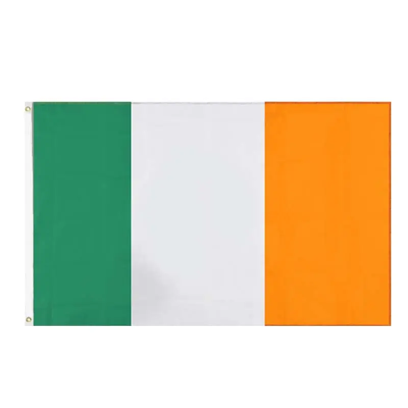 Ireland National Flag (90 x 150 cm) – Premium Polyester Irish Tricolour Fan Banner for 2026 World Cup