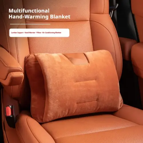 2-in-1 Foldable Pillow Blanket – Ultra-Soft Flannel Travel Quilt & Cushion for Car, Office, and Home