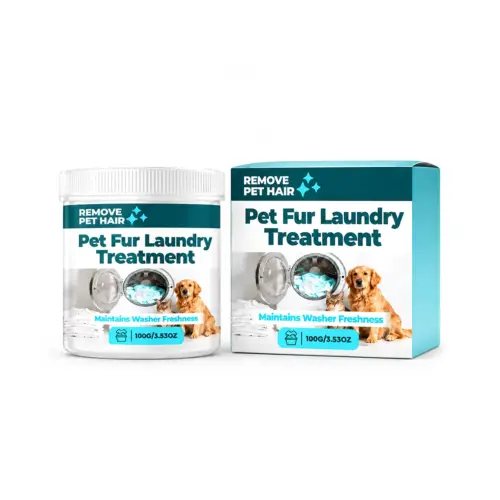 Pet Hair & Fur Dissolving Laundry Treatment – Enzyme-Powered Washing Machine Pet Fur Remover