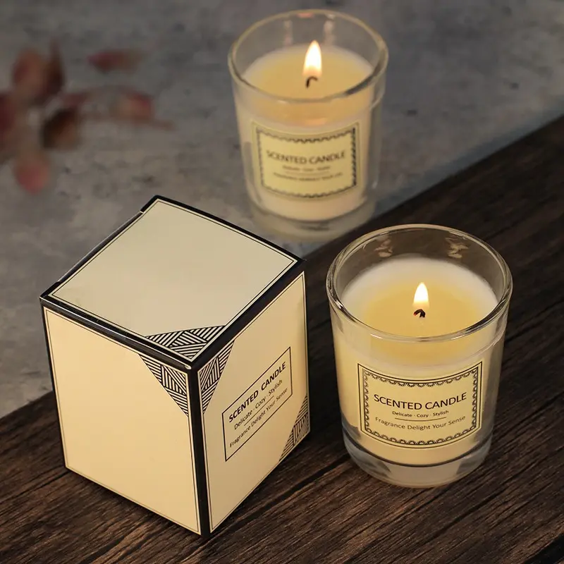 Luxury Soy Wax Aromatherapy Candle Gift Set – Handcrafted Scented Candles in Elegant Glass Cups