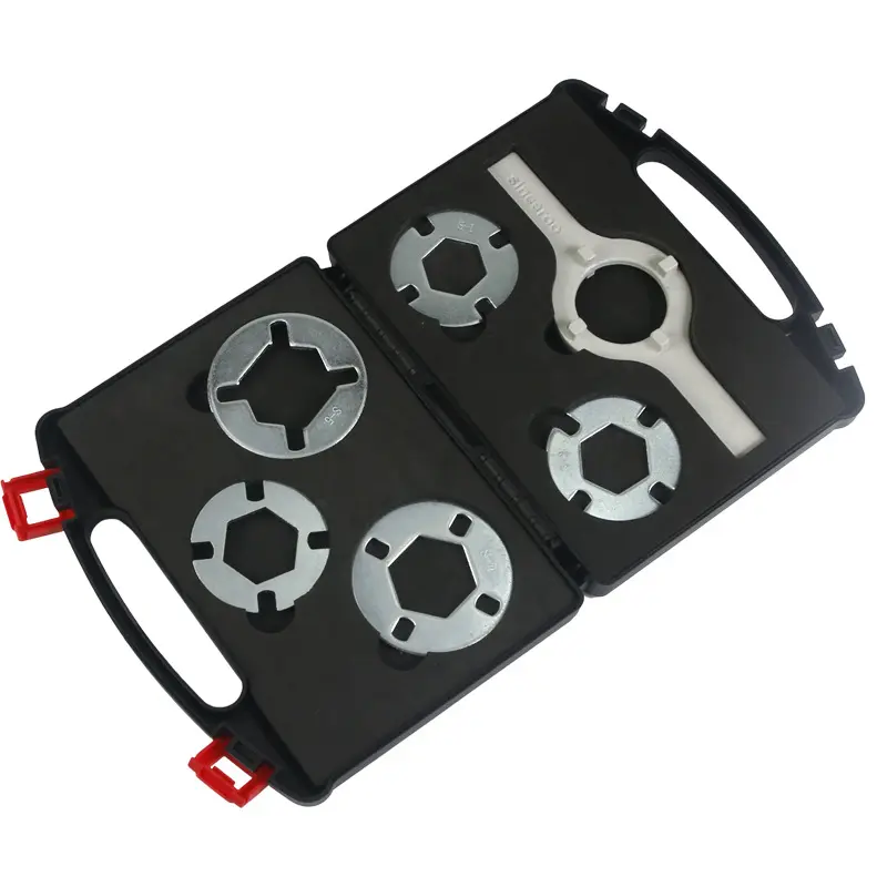 Universal Washing Machine Clutch Removal Wrench Set with 5 Ferrules & Toolbox - Heavy Duty Repair Tool Kit
