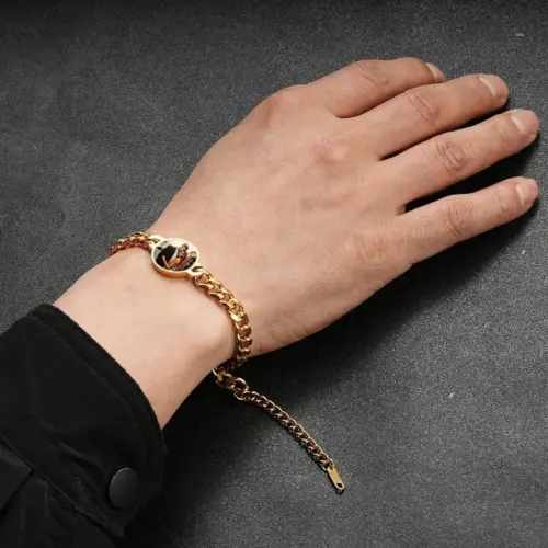 Color-Changing Temperature-Sensitive Stainless Steel Bracelet – Trendy Heat-Activated Mood Jewelry