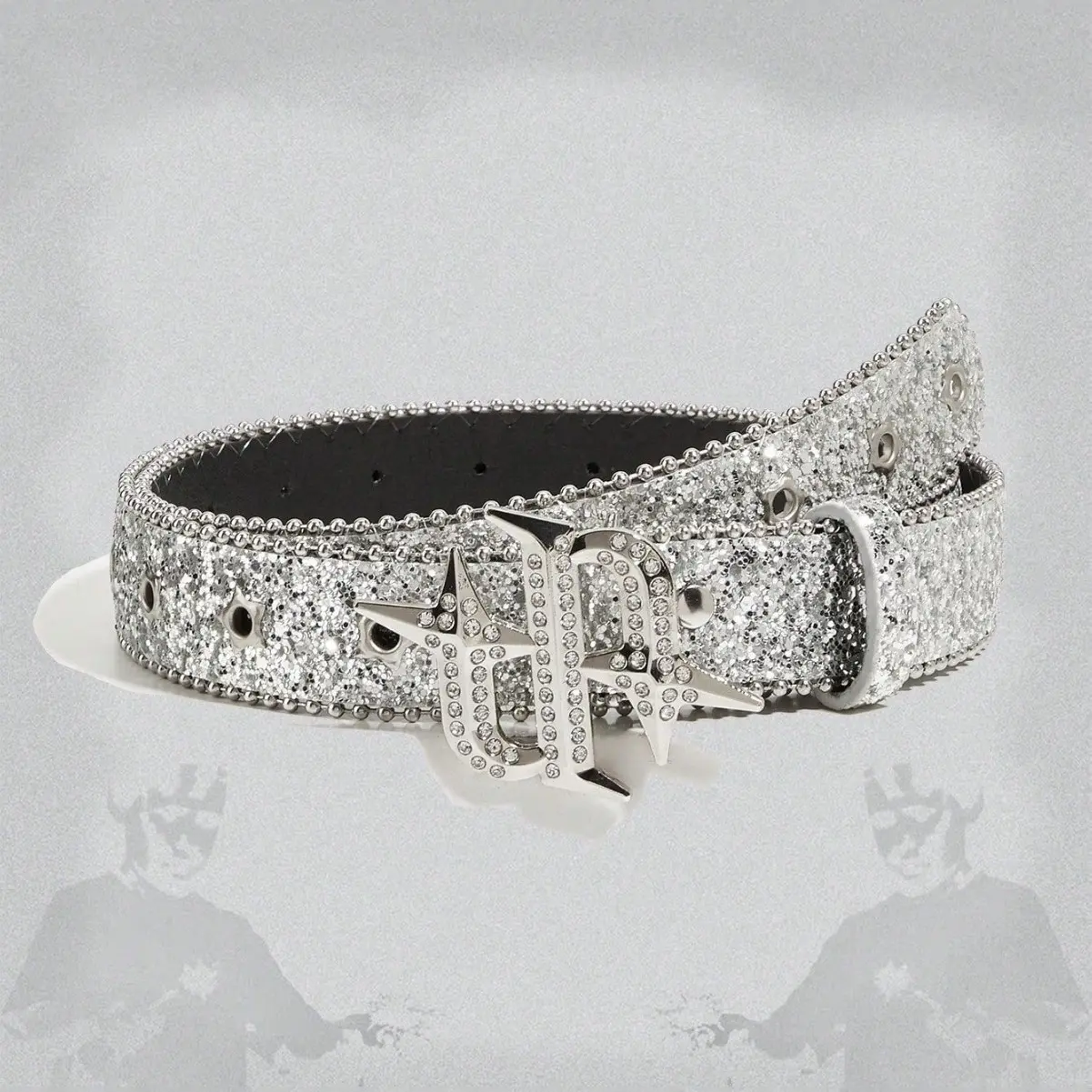 Women's Sparkling Rhinestone Wide Belt – Glamorous Sequin Fashion Belt for Jeans & Dresses