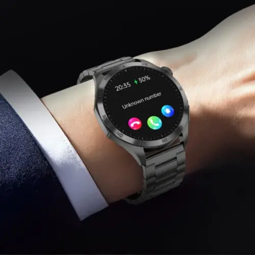 1.43" AMOLED Smartwatch with Bluetooth Calling & Advanced Health Tracker – Waterproof Fitness Watch for Men & Women