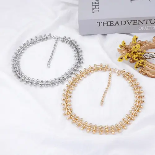 Minimalist Geometric Circle Choker Necklace for Women – Chic Clavicle Chain Jewelry