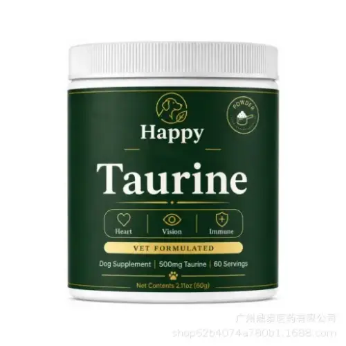 Premium Taurine Pet Supplement – Immune Support & Vitality for Dogs & Cats (60 Servings)