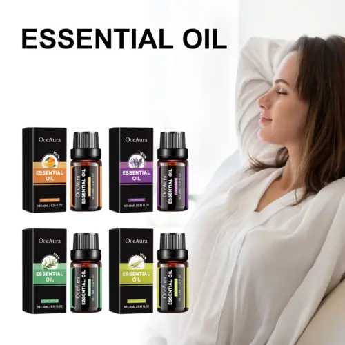 OceAura Pure Plant Essential Oil Series – Natural Aromatherapy Oils for Diffuser, Relaxation & Home Wellness