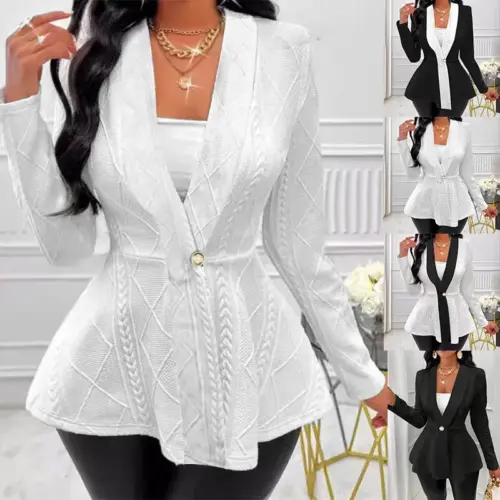 Chic Färg-Block A-Line Belted Coat | Elegant Commuter Trench Jacket