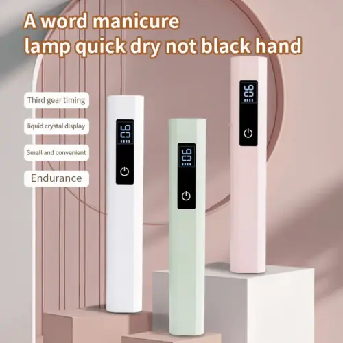 Portable Handheld UV LED Nail Lamp – Compact Rechargeable Mini Gel Polish Curing Light