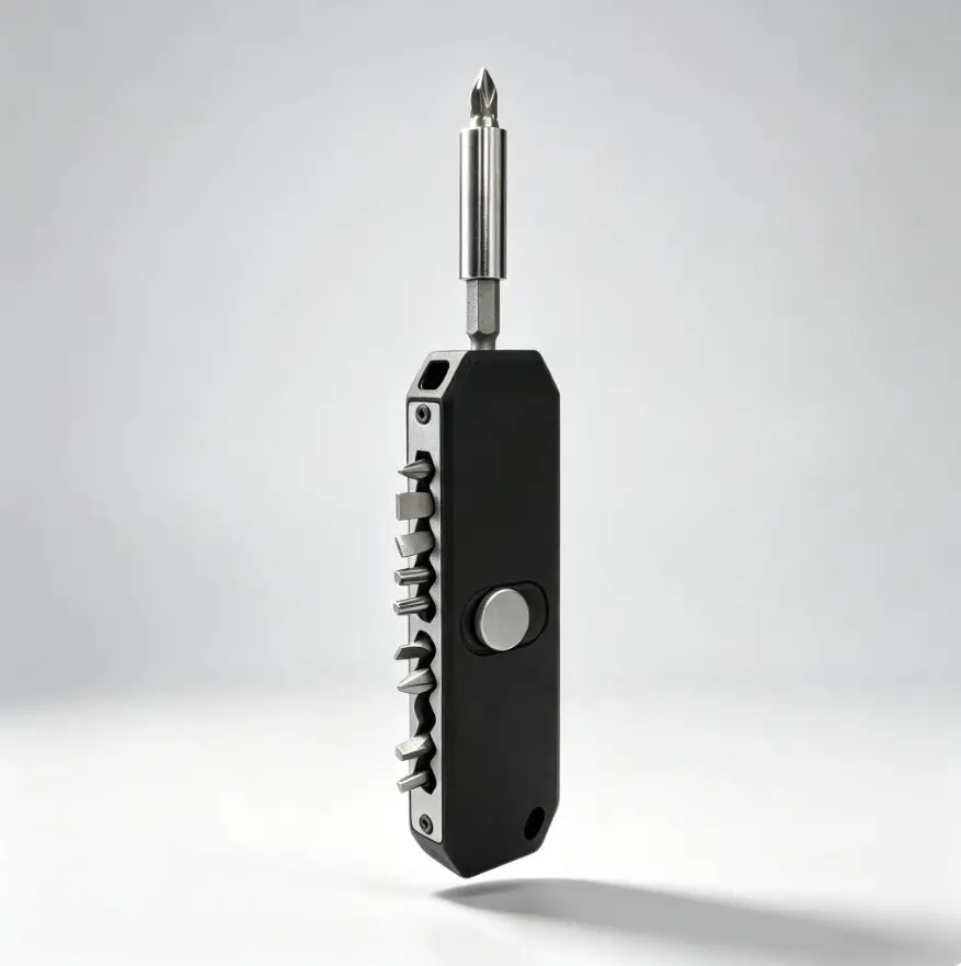 Compact 10-in-1 EDC Pocket Multi-Tool Set | Portable Everyday Carry Screwdriver Kit