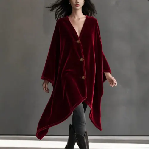 Women's Casual Open Front Knit Cardigan - Soft Long Sleeve V-Neck Sweater