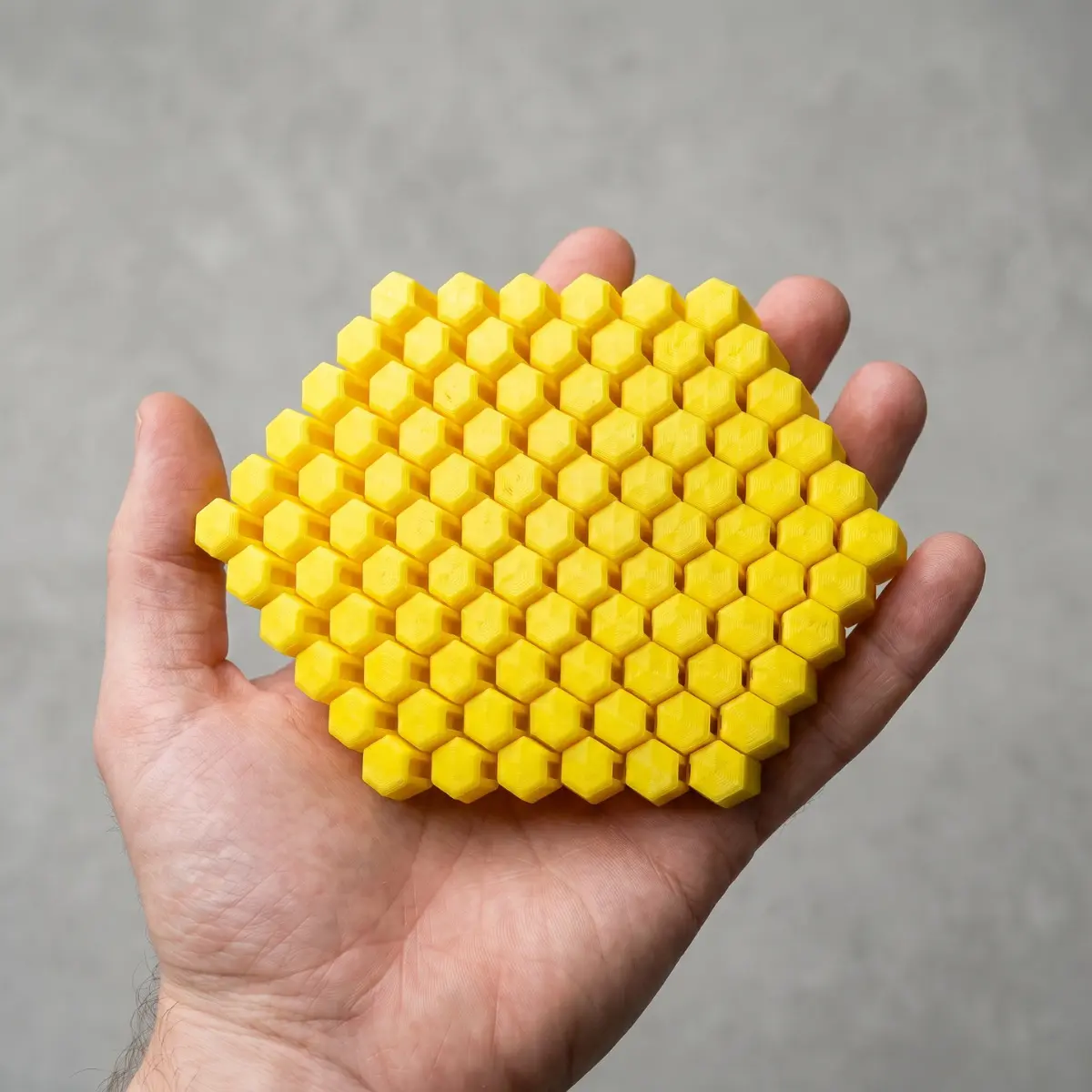3D-Printed Honeycomb Metamorphic Stress-Relief Toy | Kinetic Fidget Desk Ornament