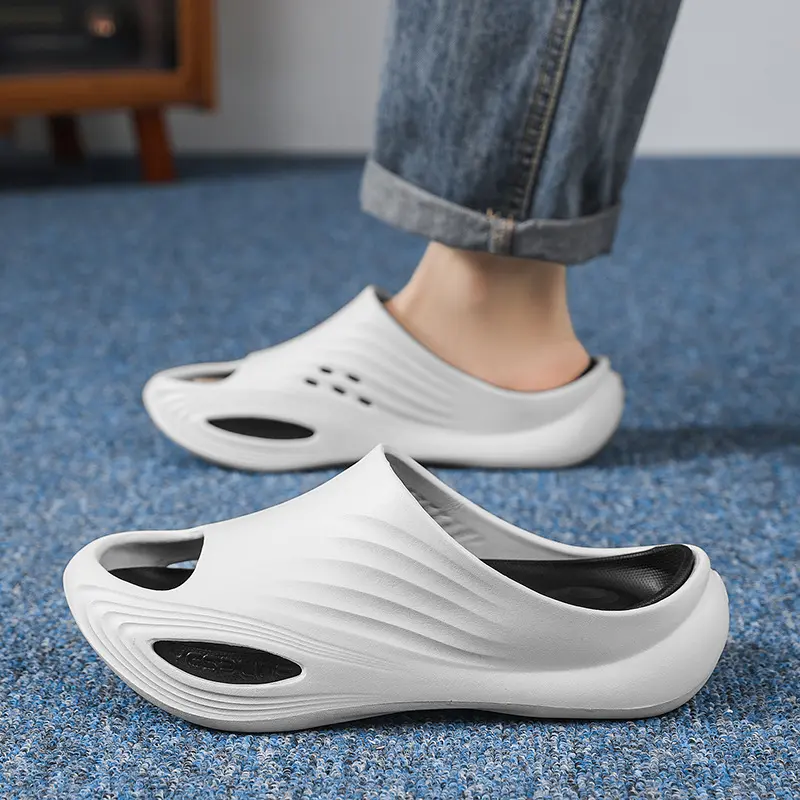 Men's Outdoor Non-Slip EVA Platform Sandals – Lightweight, Breathable & Wear-Resistant Slides