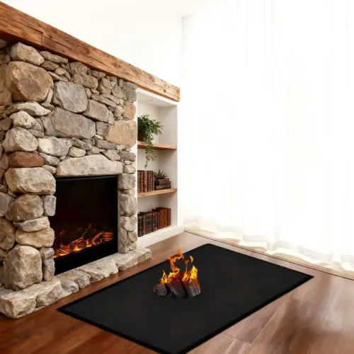 Heavy-Duty Flame-Retardant BBQ Grill Mat – Waterproof & Oil-Resistant Deck & Patio Protective Pad