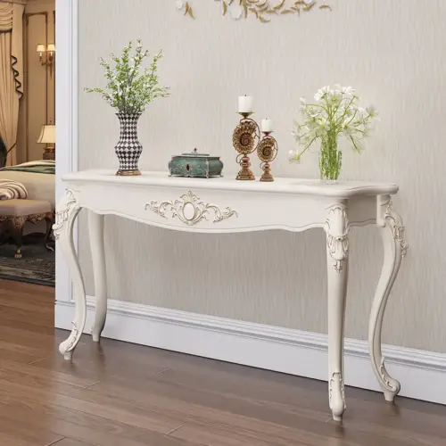 Modern Floating Entryway Console Table – Wall-Mounted Minimalist Hallway & Foyer Shelf