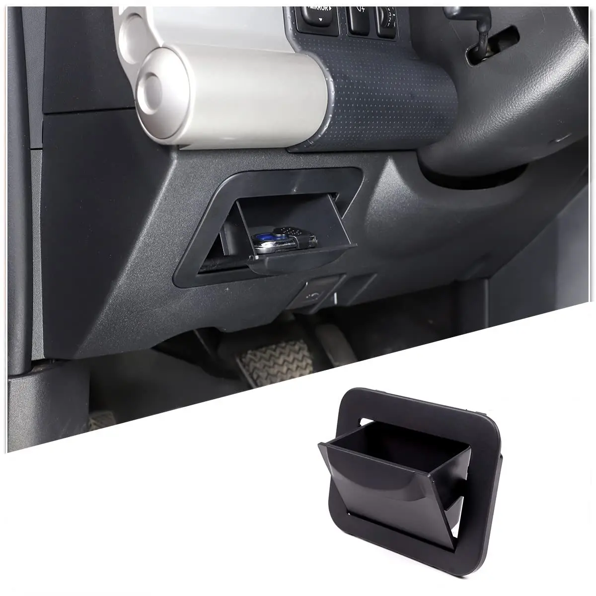 Premium Car Center Console Storage Box – Waterproof In-Seat Organizer Tray