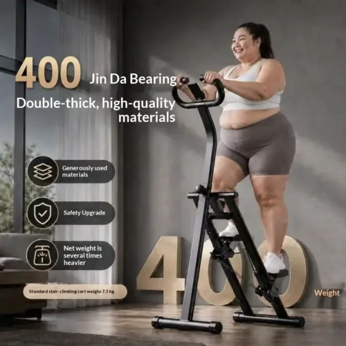 Multifunctional Home Stair Climber Machine - Vertical Mountain Climber & Cardio Stepper for Full-Body Fat Burning and Weight Loss