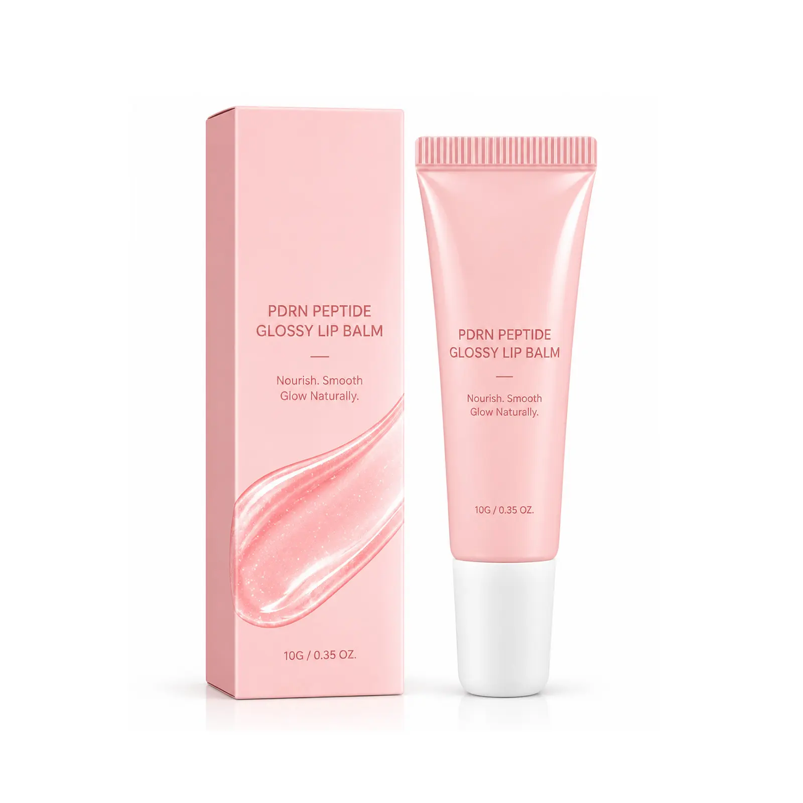 Hydrating Glow Lip Balm – Nourishing Peptide & Vitamin E Lip Treatment