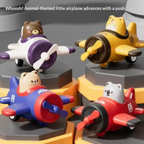 Baby & Toddler Animal Little Airplane Educational Toys – Fine Motor Skills & Grasping Play Set