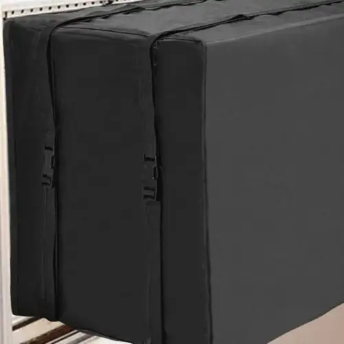 Heavy-Duty Waterproof Outdoor Air Conditioner Cover - 420D Silver-Coated Weatherproof AC Protector (53 x 38 x 40 cm)