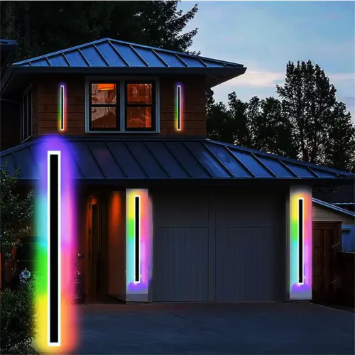 Modern Minimalist LED Strip Wall Lamp – Smart RGB Magic Färg & Dimmable Linear Sconce