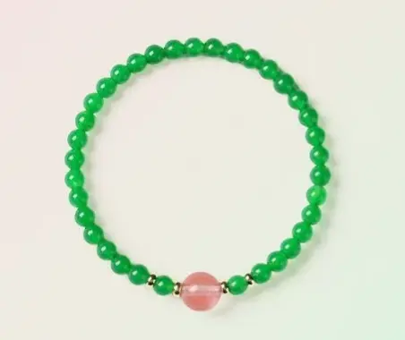Handcrafted Traditional Chinese Liuli Crystal Beaded Bracelet | Blessed Spiritual Energy Jewelry