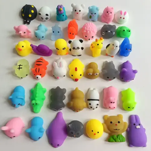 Cute Animal Soft Silicone Squeeze Toy – Stress Relief & Sensory Fidget Toy
