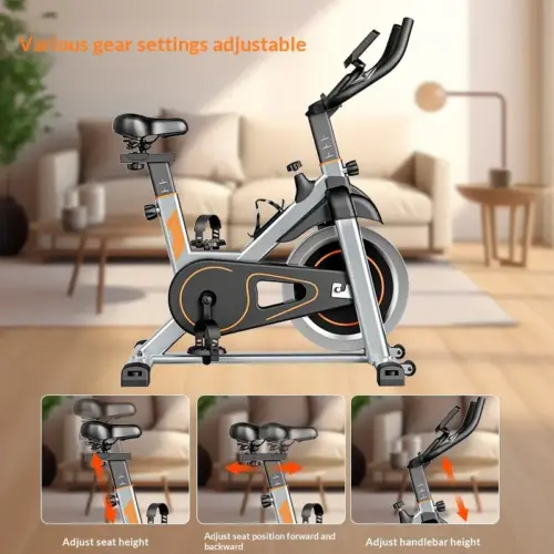 Premium Indoor Stationary Cycling Bike – Heavy-Duty Exercise Bicycle for Home & Office Workouts (200kg Capacity)