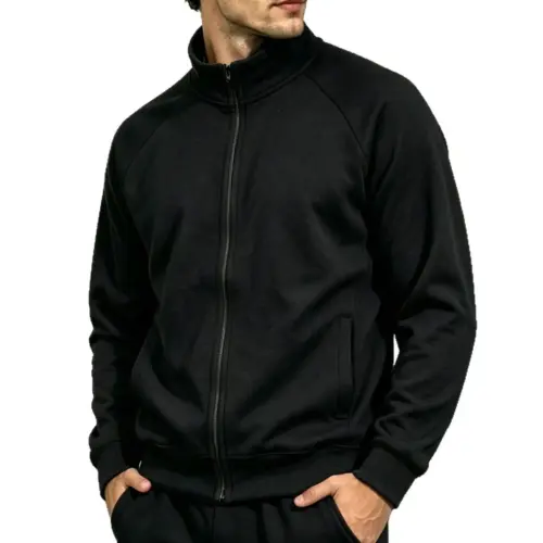 Men's Casual Zip-Up Hoodie – Lightweight Spring & Fall Jacket | Modern Streetwear Top