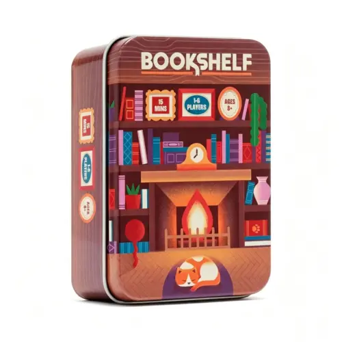 Mini Bookshelf Balance Stacking Game – Cooperative Desktop Puzzle & Stress-Relief Decor Toy